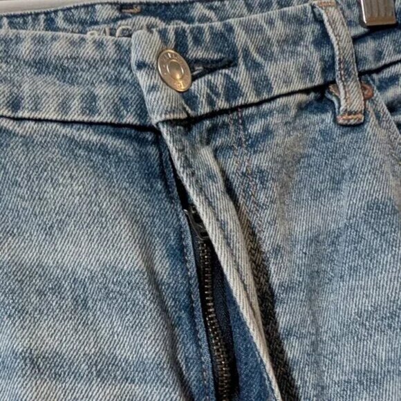 NEW AE | Stretch Curvy Super High-Waisted Baggy Straight Jean - Picture 9 of 12